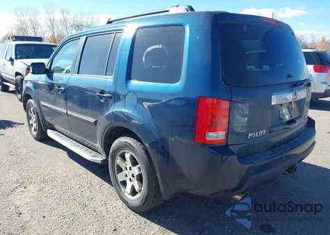 2009 Honda Pilot Touring из США, поврежденный, VIN 5FNYF48859B046974